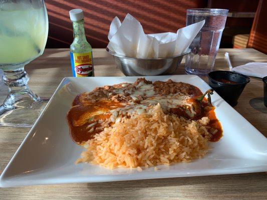 Chilli Poblano rice and beans