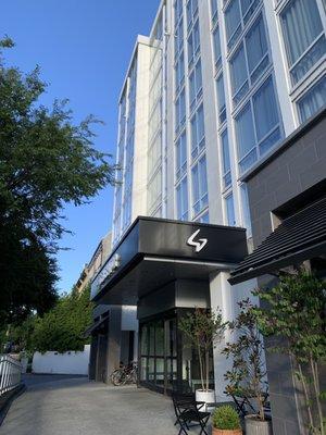 Hotel Generator entrance ramp (Cafe Integral at ground level)