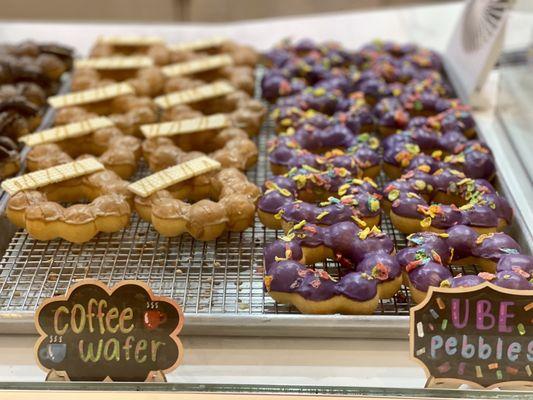 Coffee Wafer & Ube Pebbles