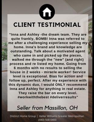 Client Testimonial