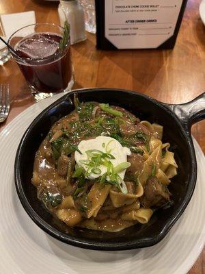 Short rib pappardelle