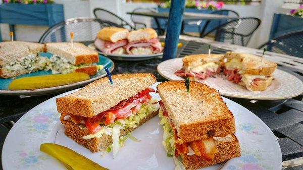 BLT, Rueben, Hoagie, & Spinach Chicken Salad