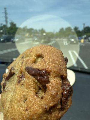 Amazing chunky chocolate chip cookie!