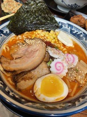 Spicy Miso Butter Corn Ramen