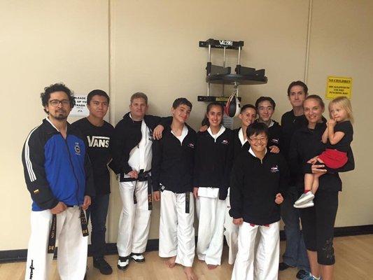 The Honey Badgers at Rocky Mountain TKD tournament, 2016