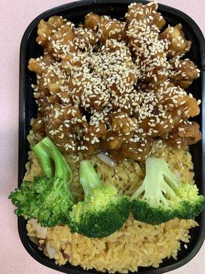 Sesame chicken combo