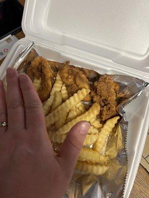 Super thin chicken tenders