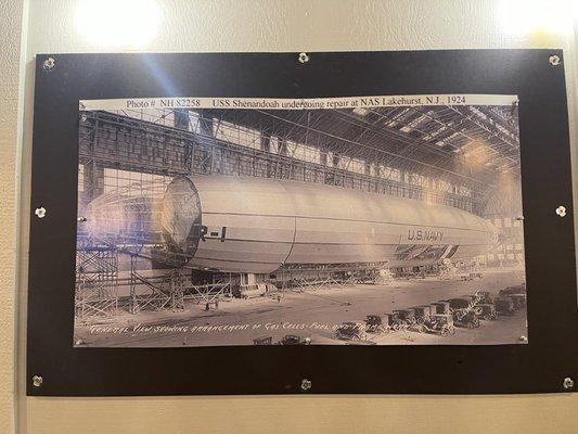 Some of the pictures from the family collection that feature the USS SHENANDOAH (ZR 1) as commanded by CAPT Weyerbacher.