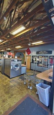 Interior photo of The Laundry Room - The BEST laundromat in University Heights.