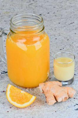 Stop by and pick up your freshly squeezed orange juice alongside a ginger shot to help boost your immune system!