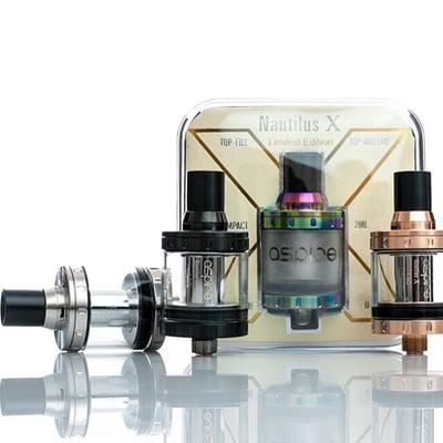 Nautilus XMini , Aspire new mini tank Nautilus X ! Rainbow color tank , gold top fill tank