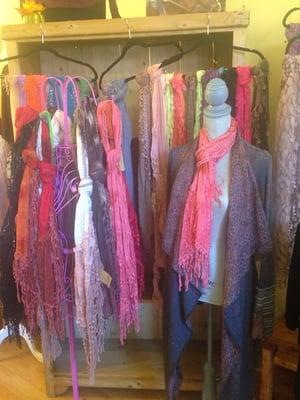 Romantic lacy scarves 26$