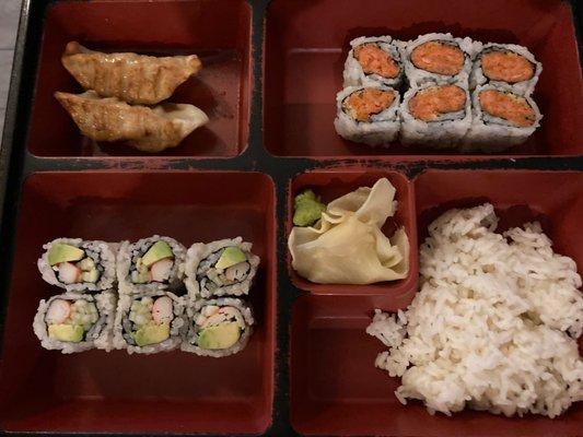 Bento box - subbed in spicy tuna