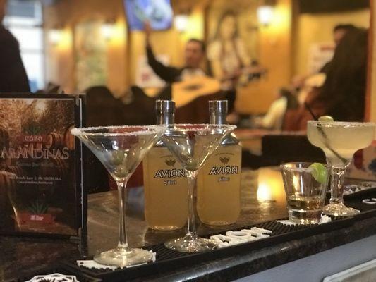 Enjoy our great drink selection and our live Mariachi music