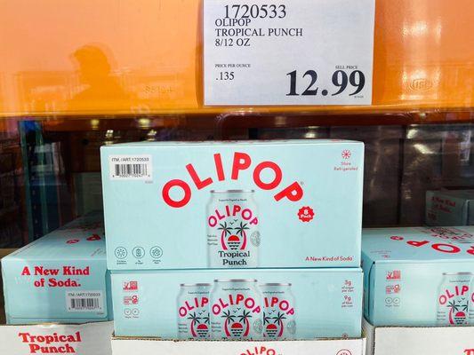 OLIPOP Tropical Punch $1.62 per can