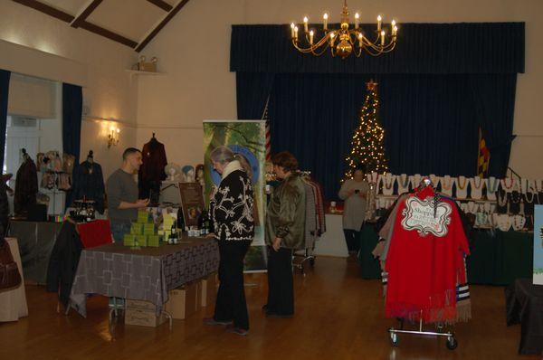 Plenty of tables to display your wares.