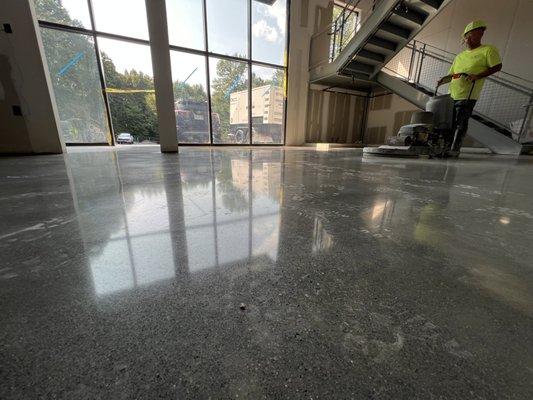 Polished Concrete lobby