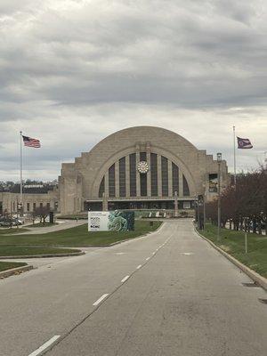 Outside of museum center and omnimax