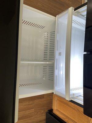 Inside of freezer