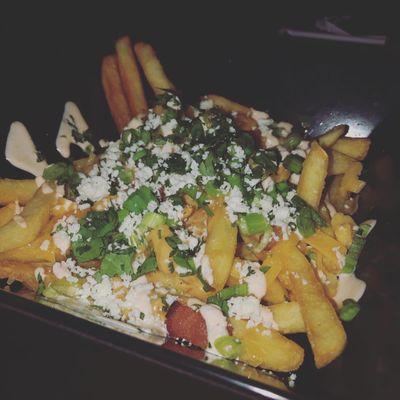 Loaded Fries, tasty but overpriced at $11.50.