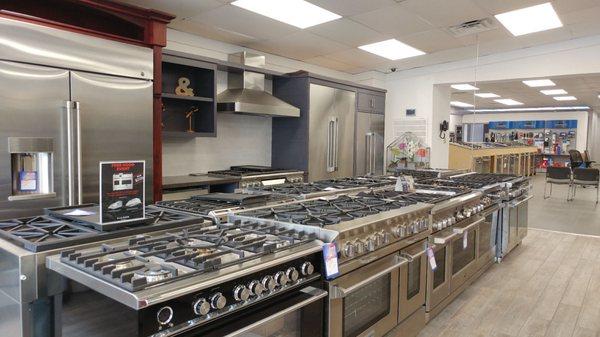 Nor-West Appliance beautiful showroom is a must see in person.