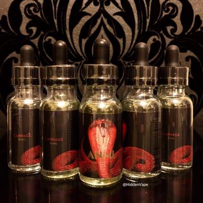 ANML carnage a sweet red vine now transform into a very delicious Ejuice! Make sure to try them out!