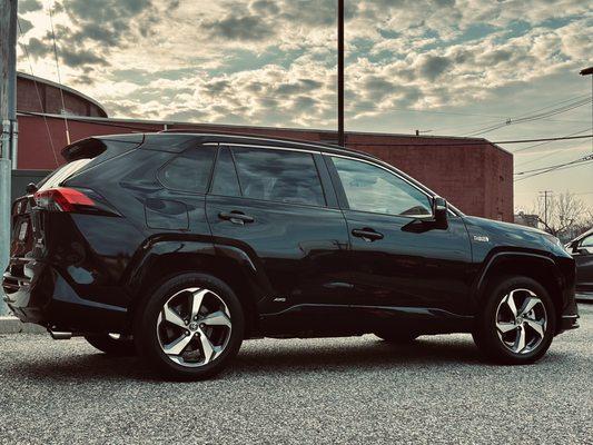 NEWLY PURCHASED TOYOTA RAV4 HYBRID VEHICLE.