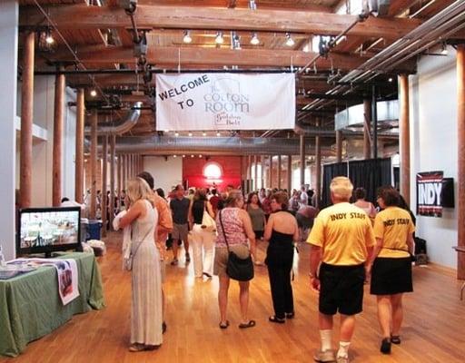 Event area for Golden Belt decked out for Best of Indy awards