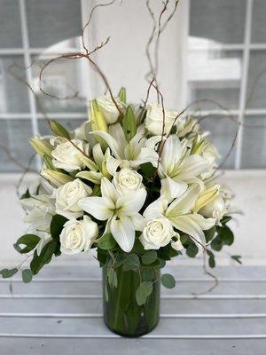 White Roses and Lilies