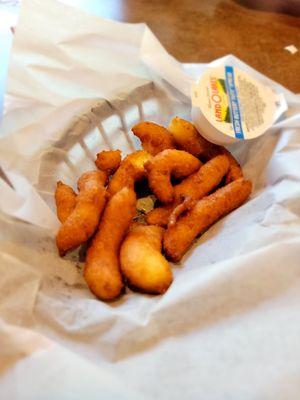 Complimentary hushpuppies