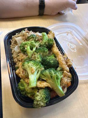 Chicken with broccoli