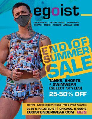 Select tanks, tees and swimwear 25-50% off.