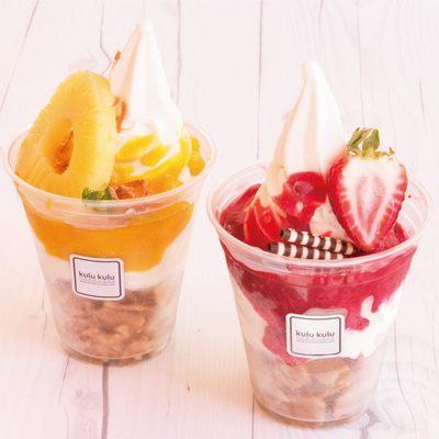 Mango and Strawberry Parfait