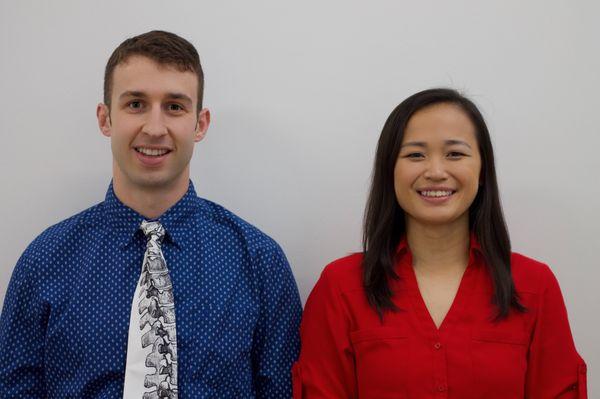 Dr. Taylor Andrews and Dr. Nancy Lam