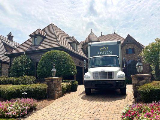 We moved this family out of their beautiful home in Charlotte to the North Carolina Mountains!