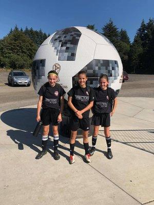 Washington Timbers Giant Adidas Soccer Ball.