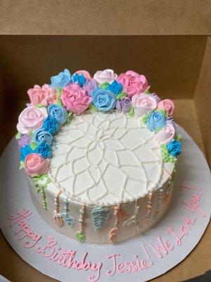 Dream Catcher Birthday Cake