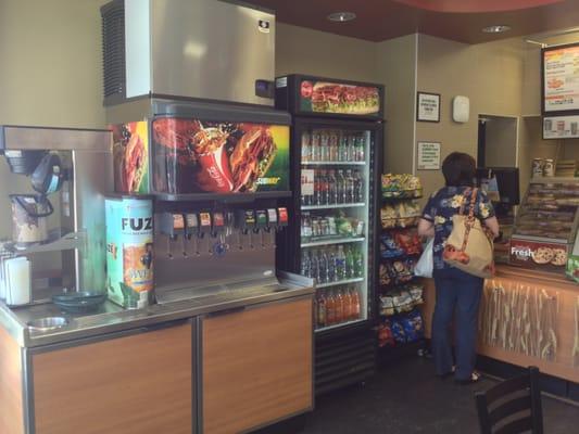 Fountain Drinks and Bottled Drinks.