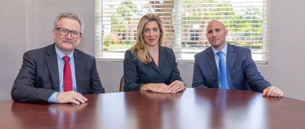 L-R Attorneys Joseph Karp, Adele Harris, Jonathan Karp