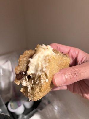 Cream cheese chocolate chip cookie