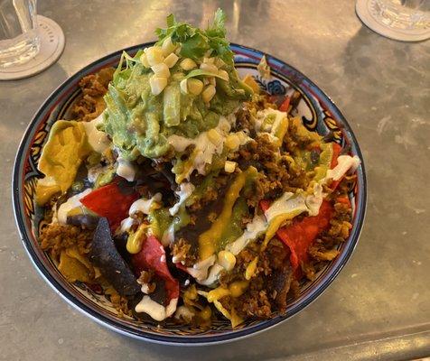 Nachos with guac