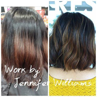 Color Correction & Sassy new cut...work by Jen Williams