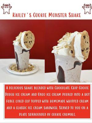 Kailey's Cookie Monster Shake