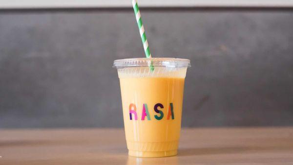 Mango Lassi - a coconut mango smoothie!