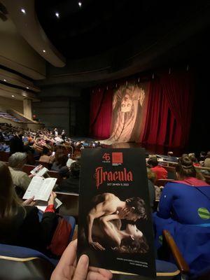 Section K, Row F at the Davidson Theatre in the Riffe