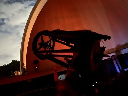 Telescope in the observatory to watch stars.  Free to visitors to check out Thursday & Friday from 9pm - 10pm.