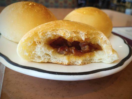 Really, really good baked char siu bao. Very much like Tim Ho Wan in Las Vegas.