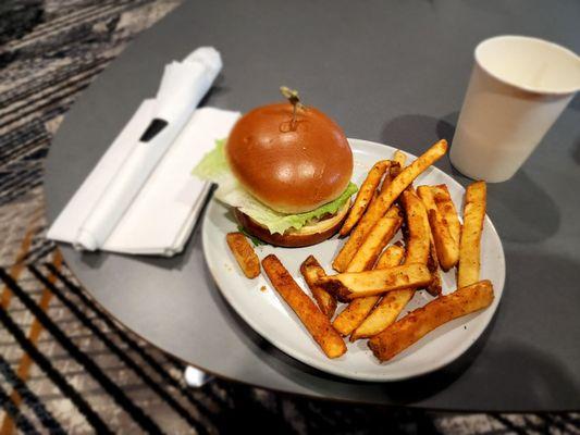 Grilled chicken sandwich from the bistro