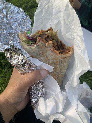 Burrito de carne asada