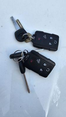 Had two new remotes and keys made for my truck without the key (it was lost).